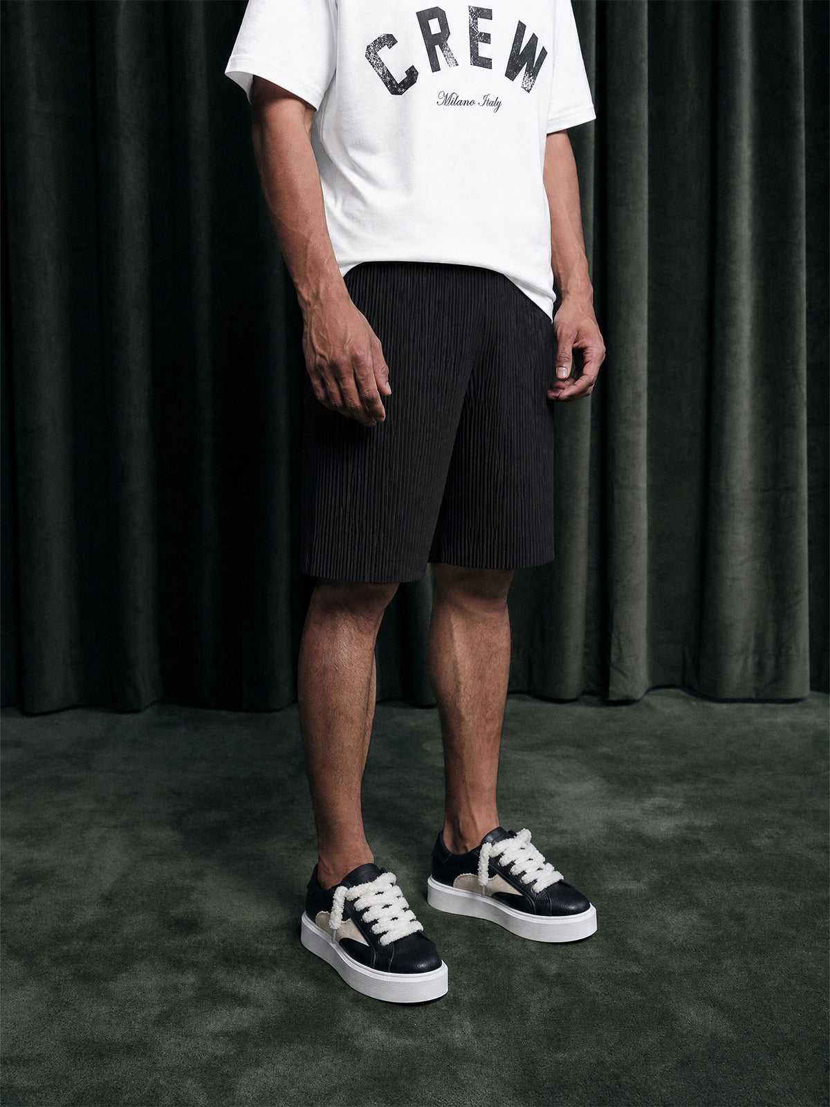 CREW Milano “Santos” Shorts - Black