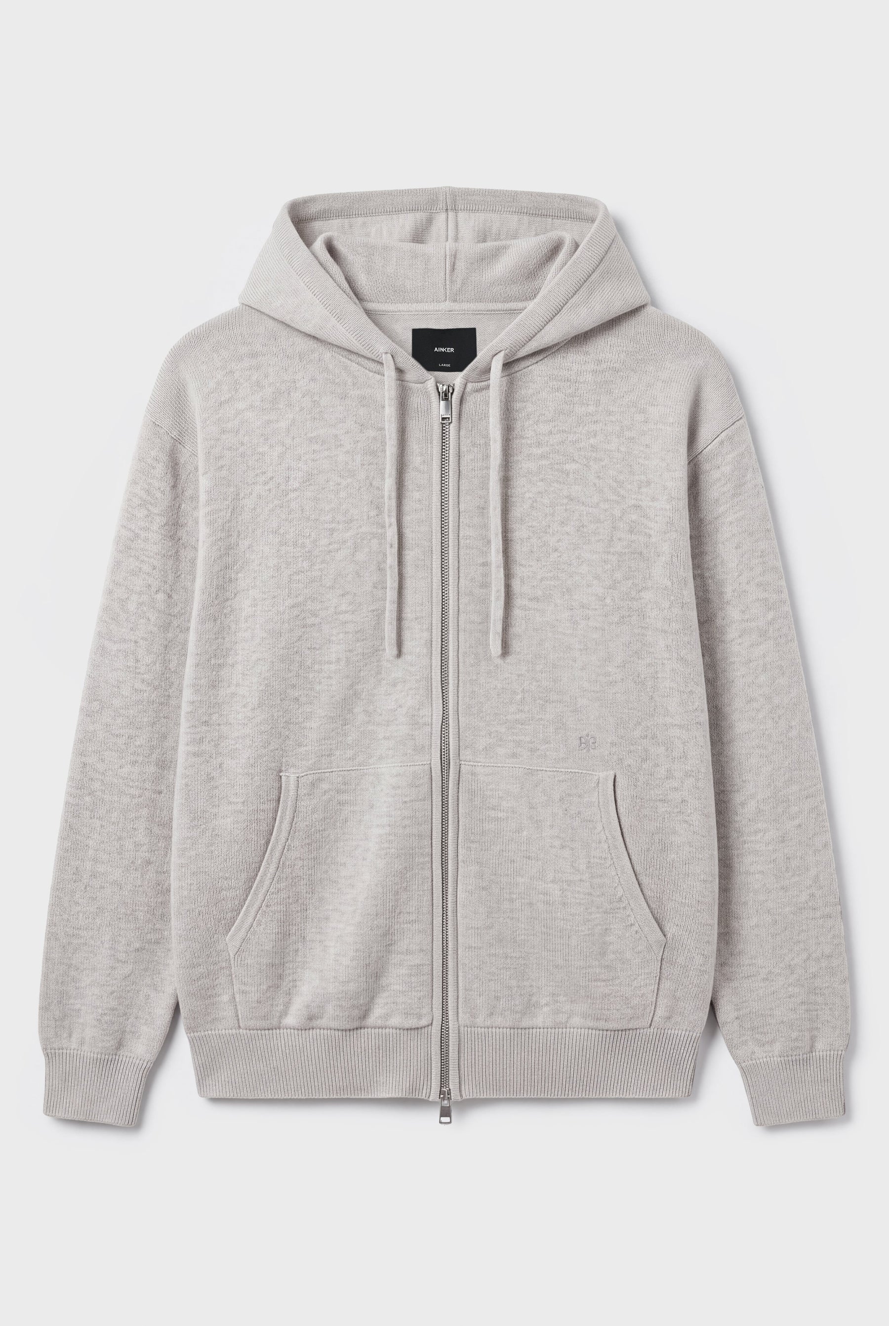 Ainker 1126 White Cashmire Hoodie