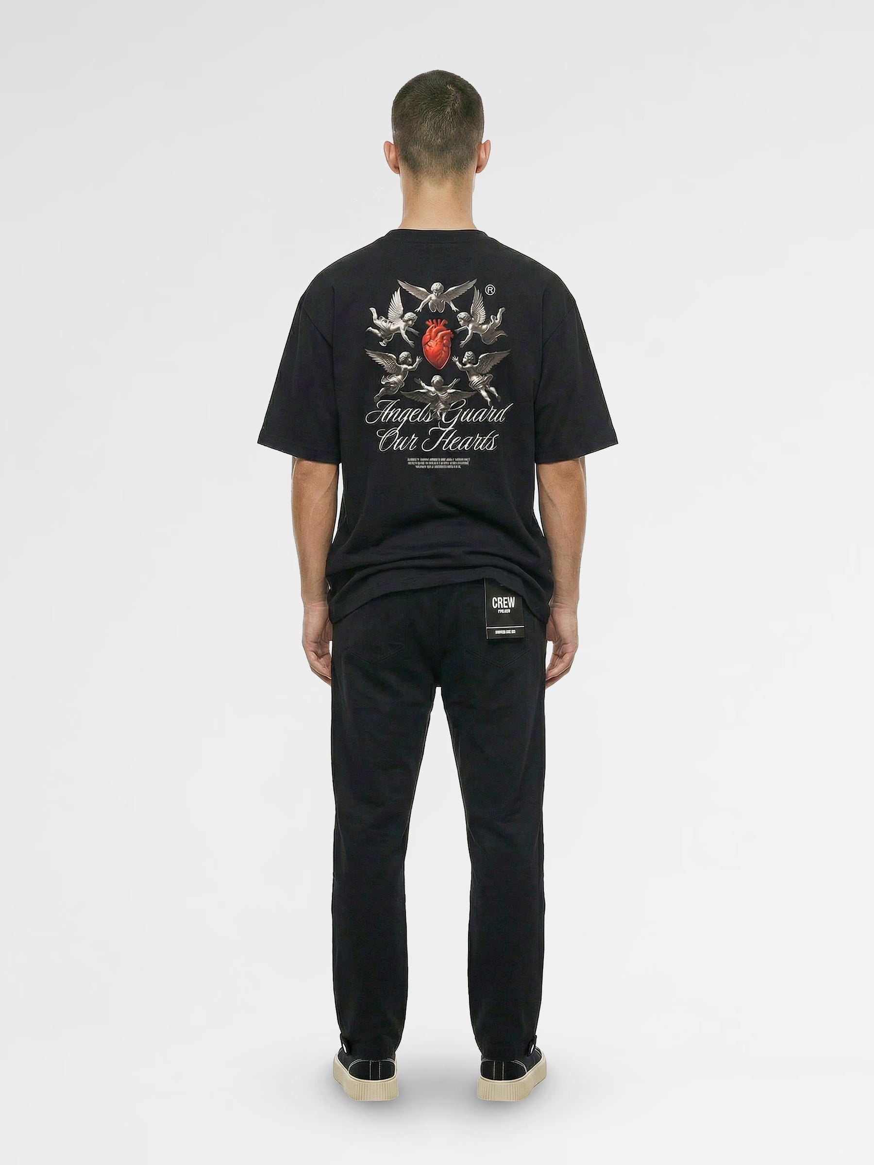 CREW Milano Oversized T-Shirt Logo Print