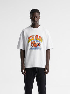 CREW Milano Oversized T-Shirt Logo Print