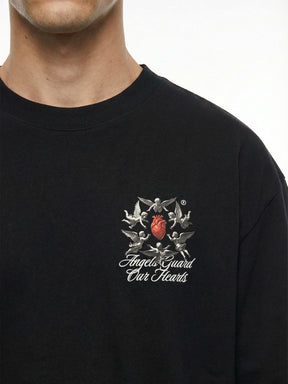 CREW Milano Oversized T-Shirt Logo Print