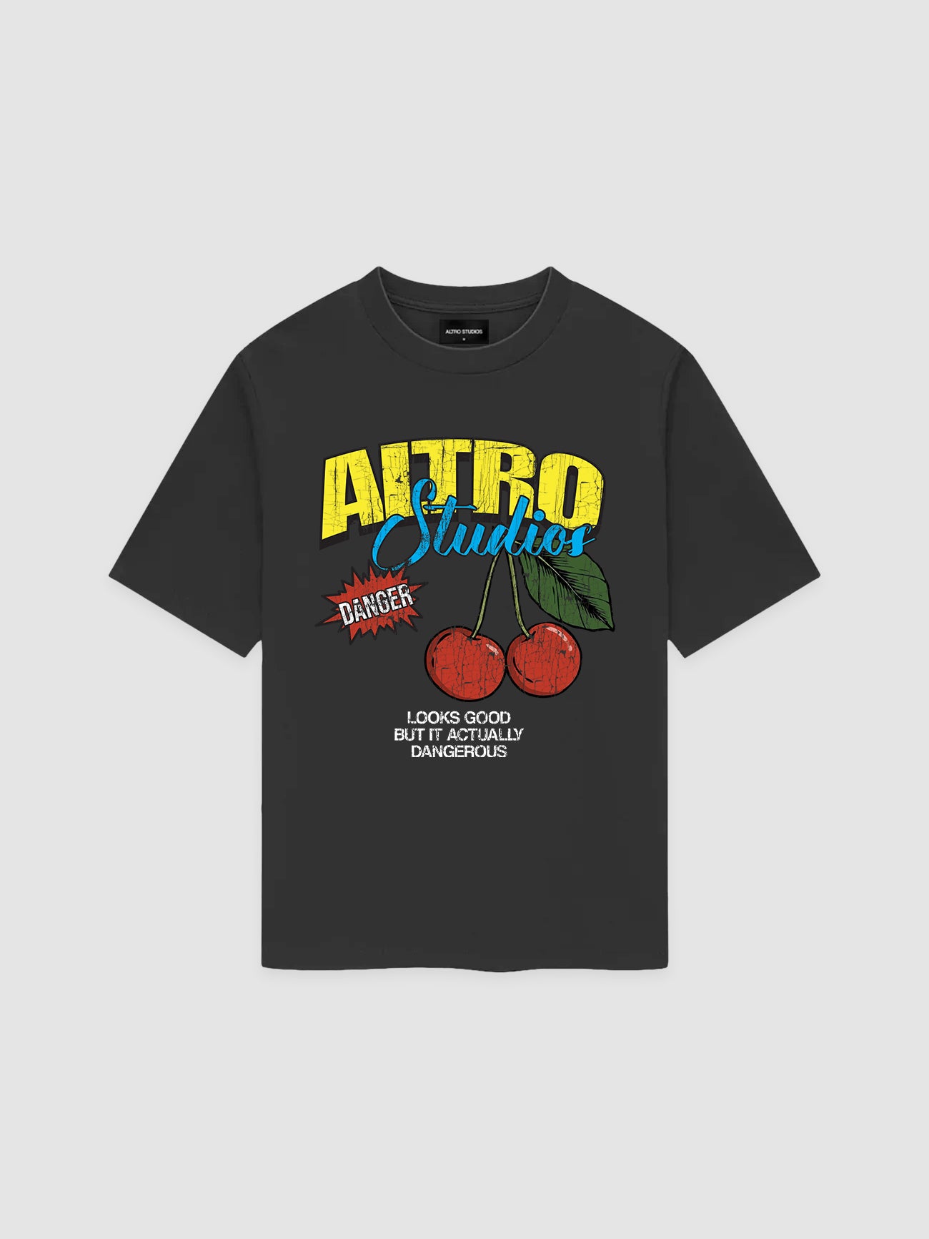 Altro Studios T-Shirt "Dangerous Cherry" - Space Grey