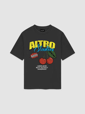 Altro Studios T-Shirt "Dangerous Cherry" - Space Grey