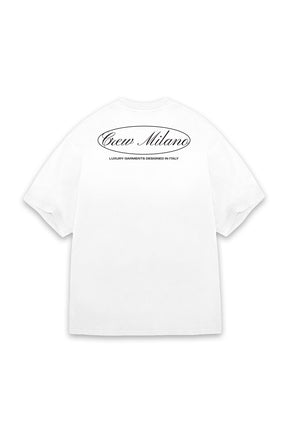 CREW Milano Circle Print Oversized T-Shirt
