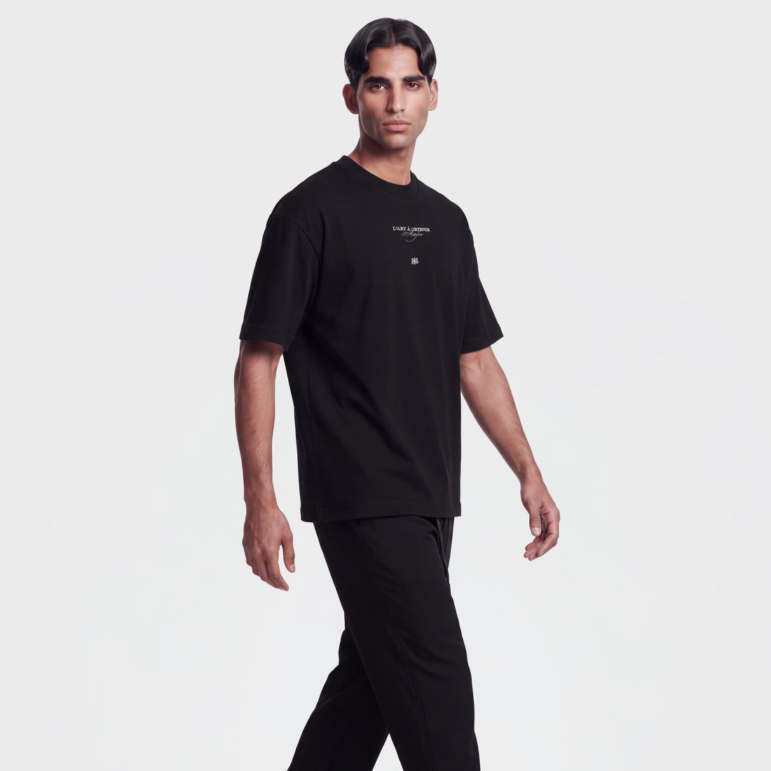Ainker Mercerized 1019 Black T-Shirt