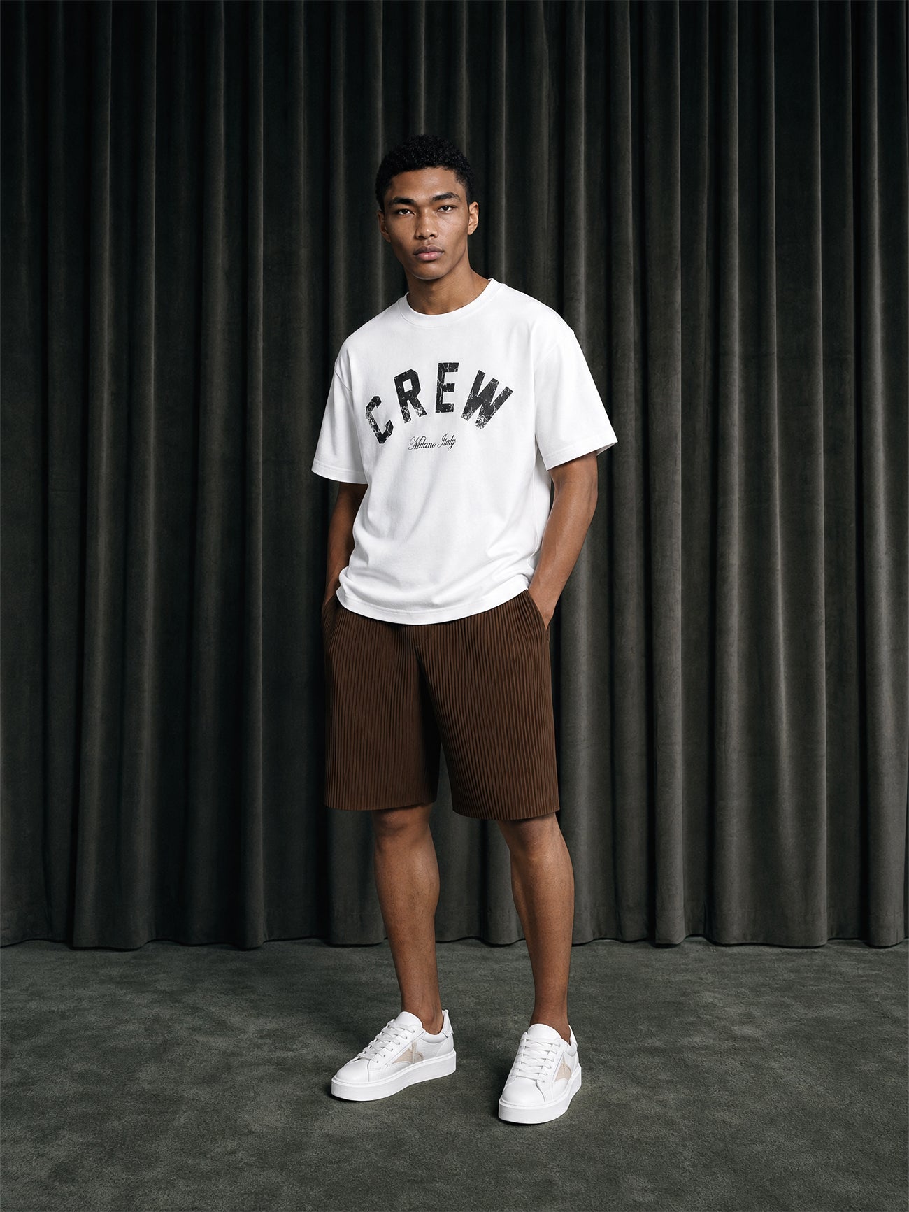 CREW Milano “Santos” Shorts - Brown
