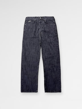 BLACK Wide-Leg Jeans Pants