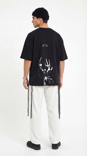 613 - Oversized T-Shirt with Tzitzit