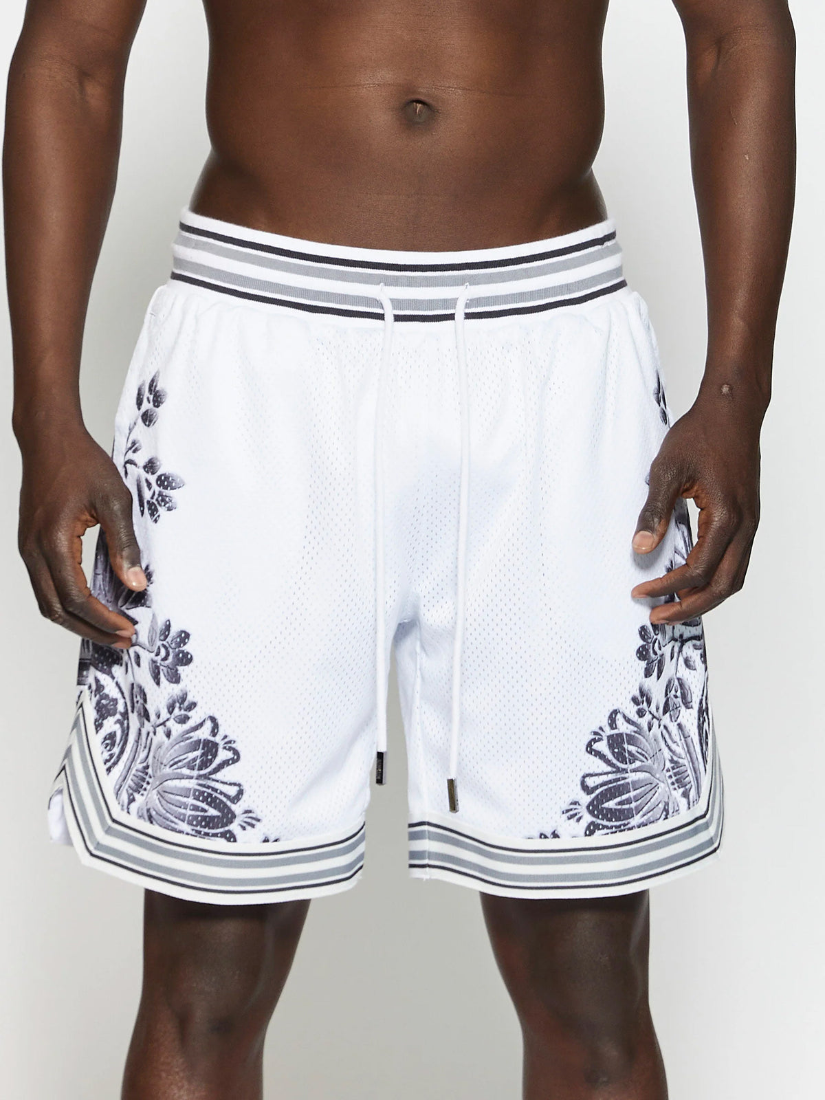 Ainker Flower BB 274 Gray Short Pant