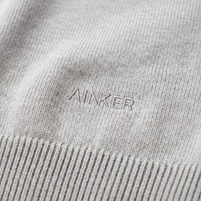 Ainker 1126 White Cashmire Hoodie