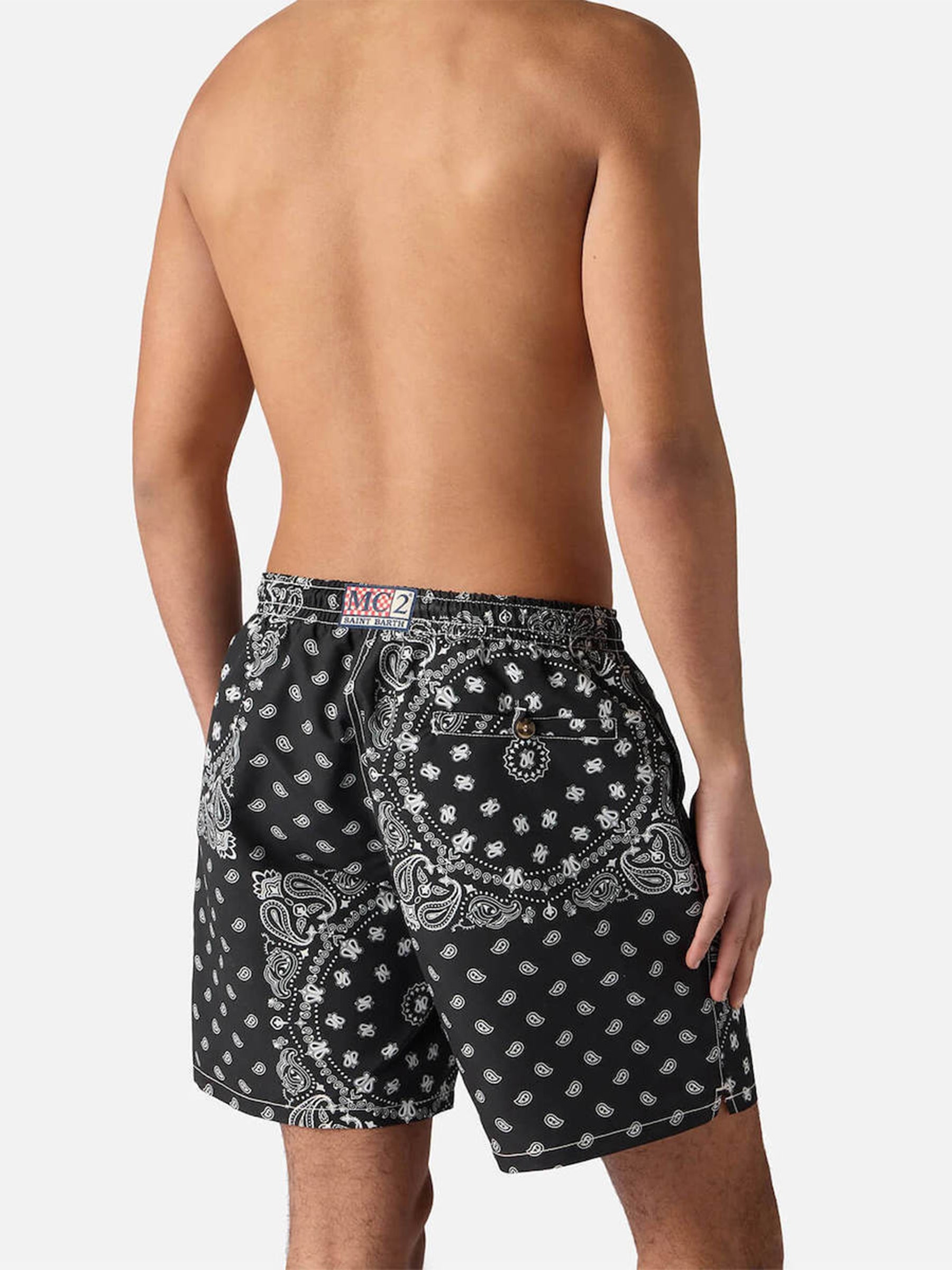 Mc2 Printed Swim Shorts Bandanna