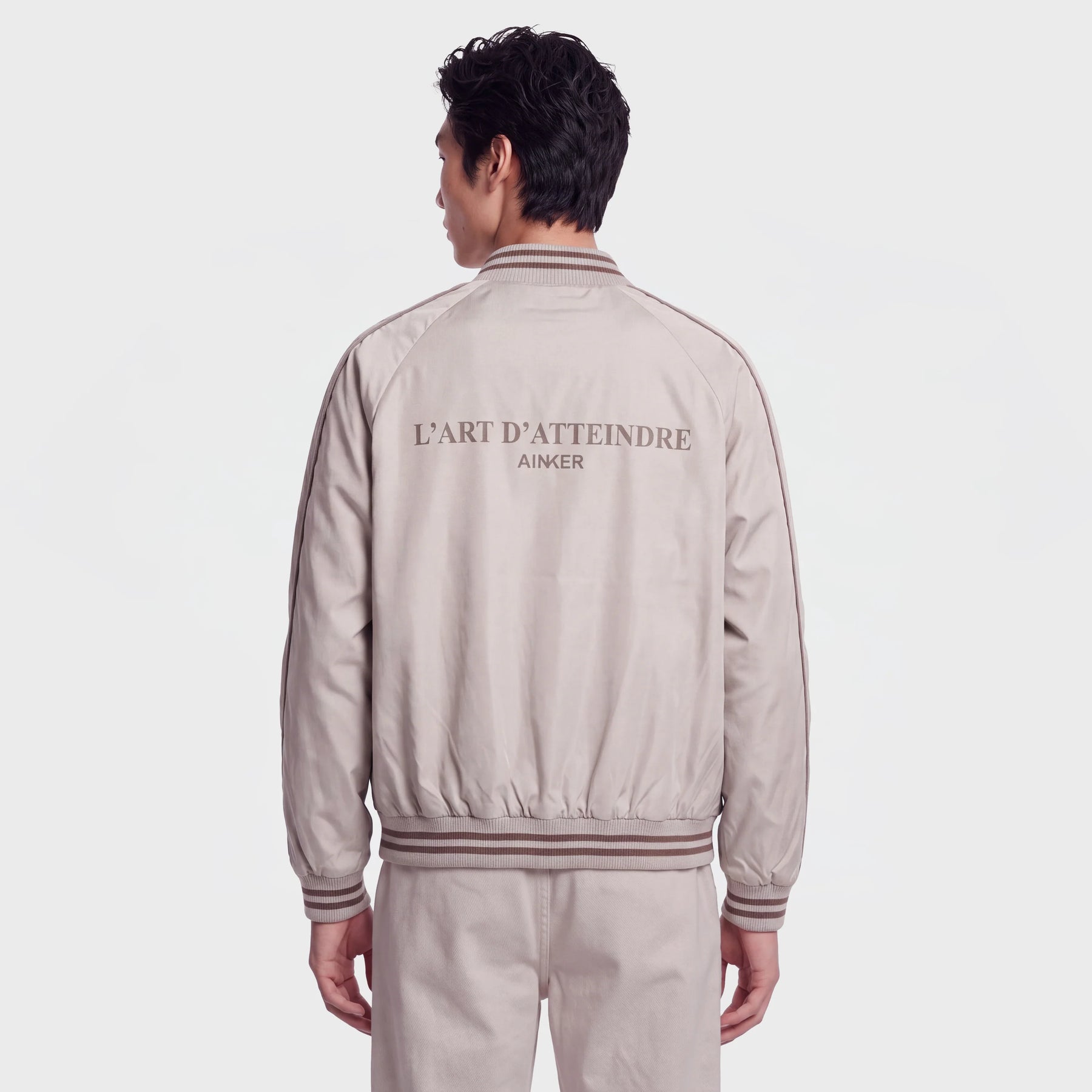 Ainker Puff Nylon 1100 Light Gray Jacket