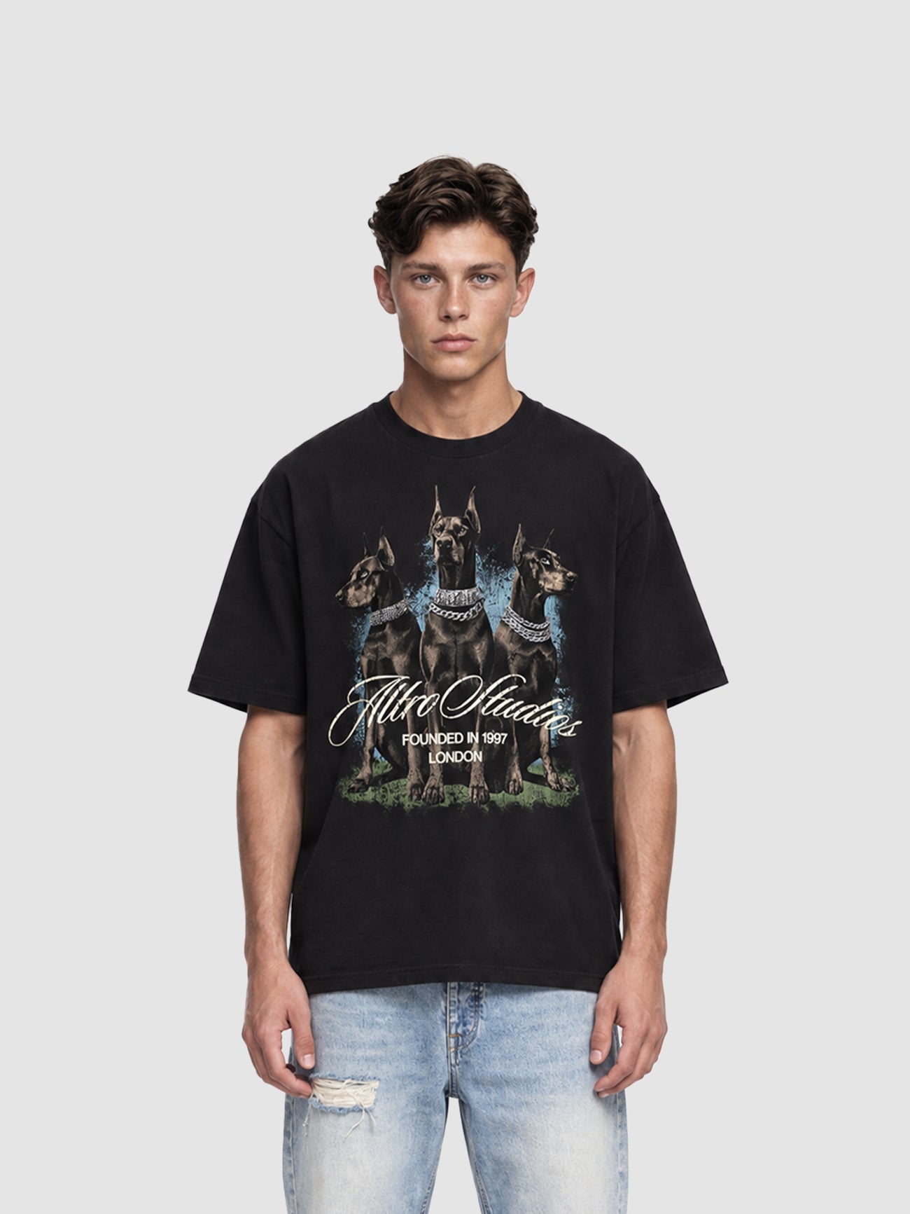 Altro Studios T-Shirt "Dobermanns" - Black
