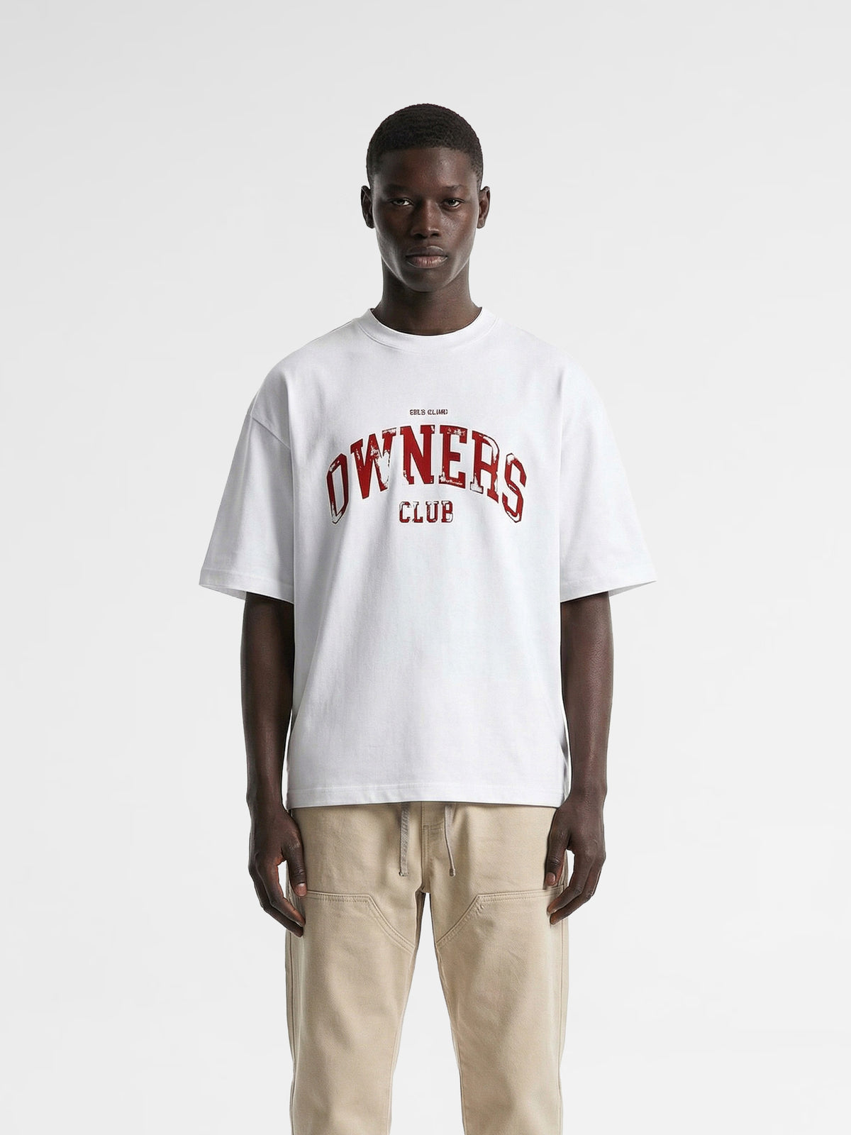 CREW Milano Oversized T-Shirt Logo Print