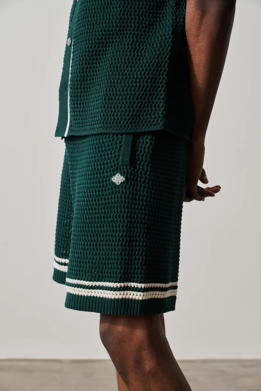 The Couture Club Crochet Knitted Shorts