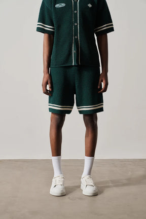 The Couture Club Crochet Knitted Shorts