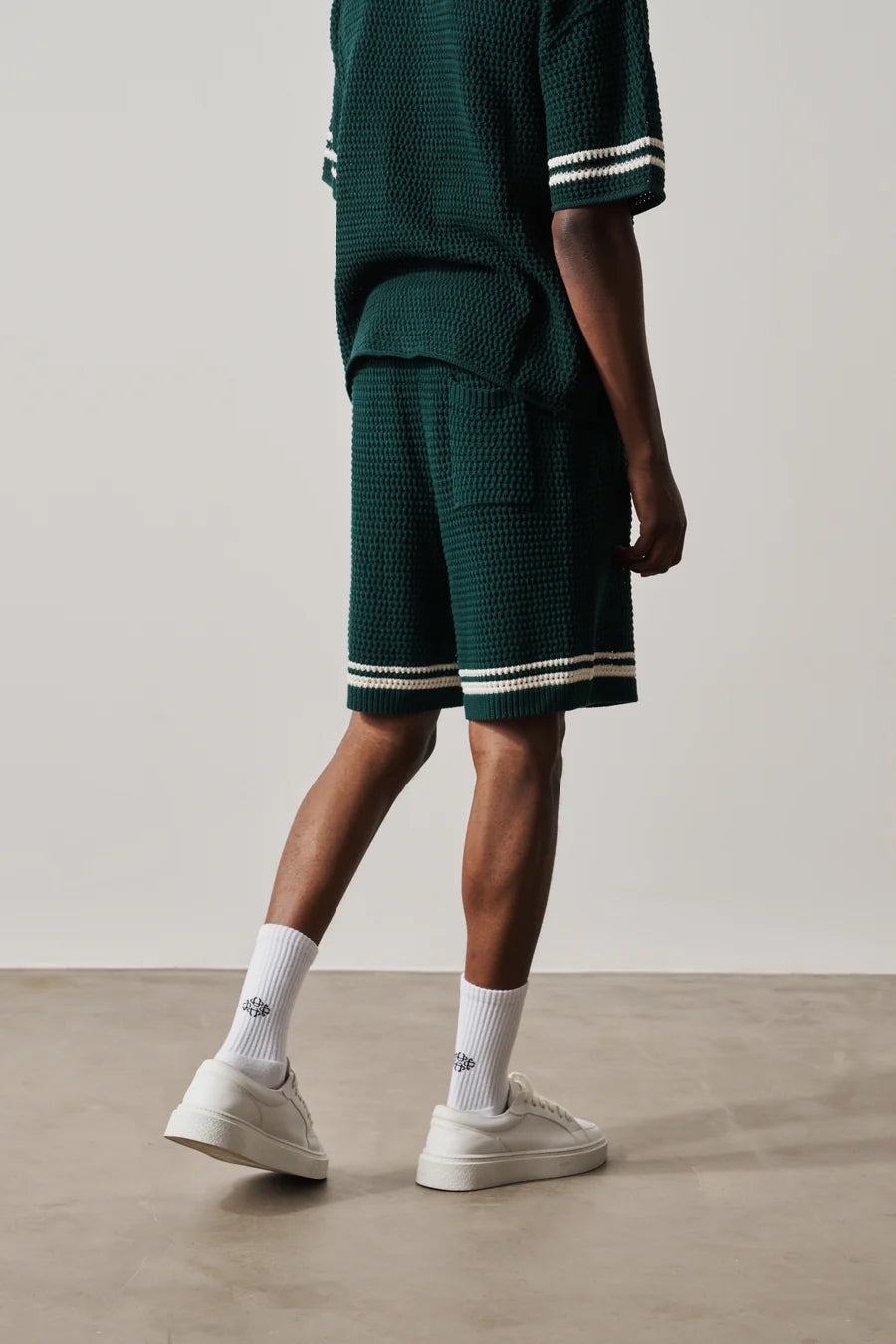 The Couture Club Crochet Knitted Shorts