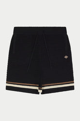 The Couture Club Crochet Knitted Stripe Shorts