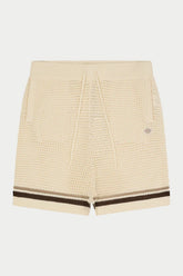 The Couture Club Crochet Knitted Stripe Shorts