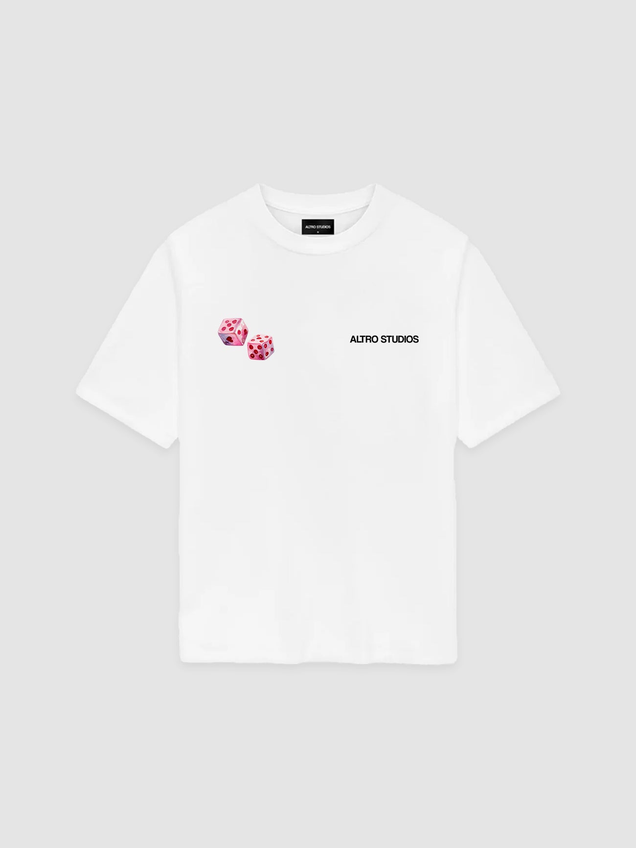 Altro Studios T-Shirt "Love Cubes" - Ice White