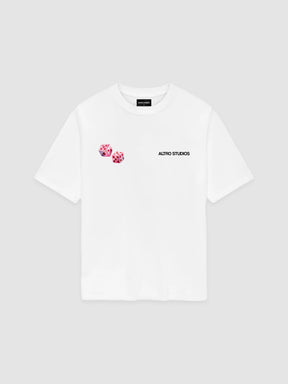Altro Studios T-Shirt "Love Cubes" - Ice White