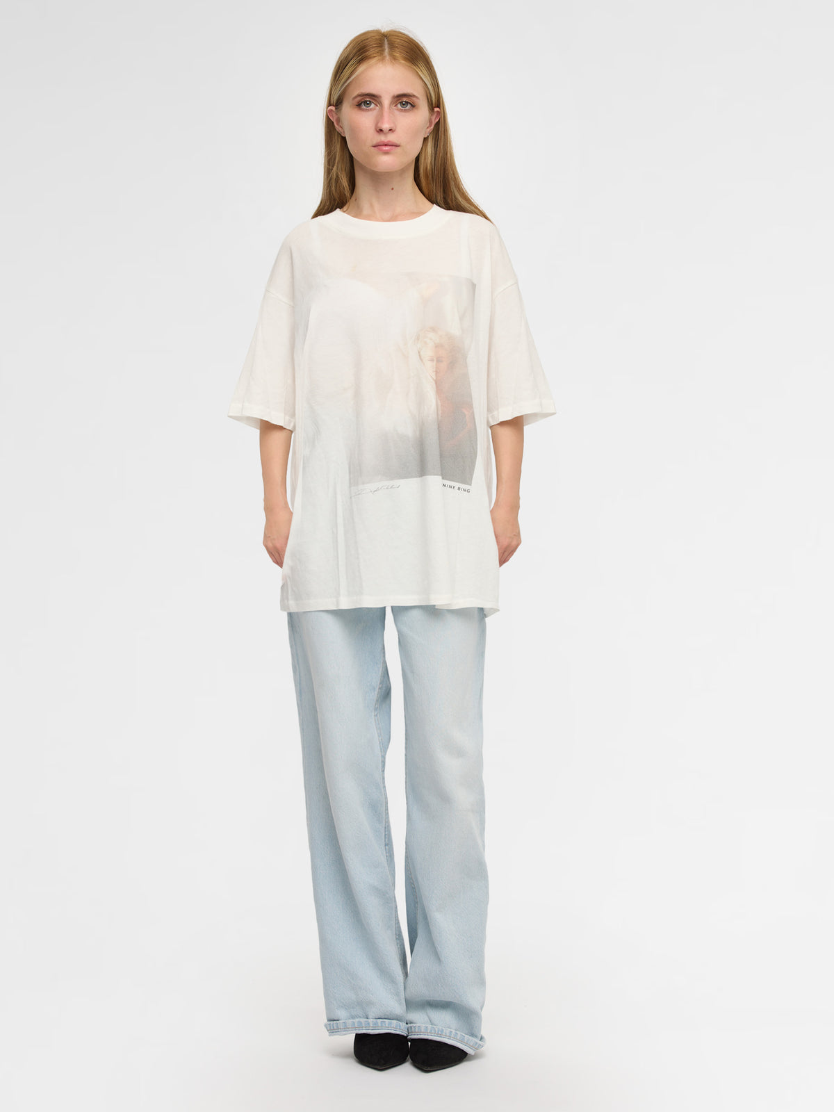 Anine Bing Logo Print T-Shirt