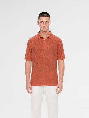 MAISON 9 PARIS Tile Soft Cotton Polo T-Shirt