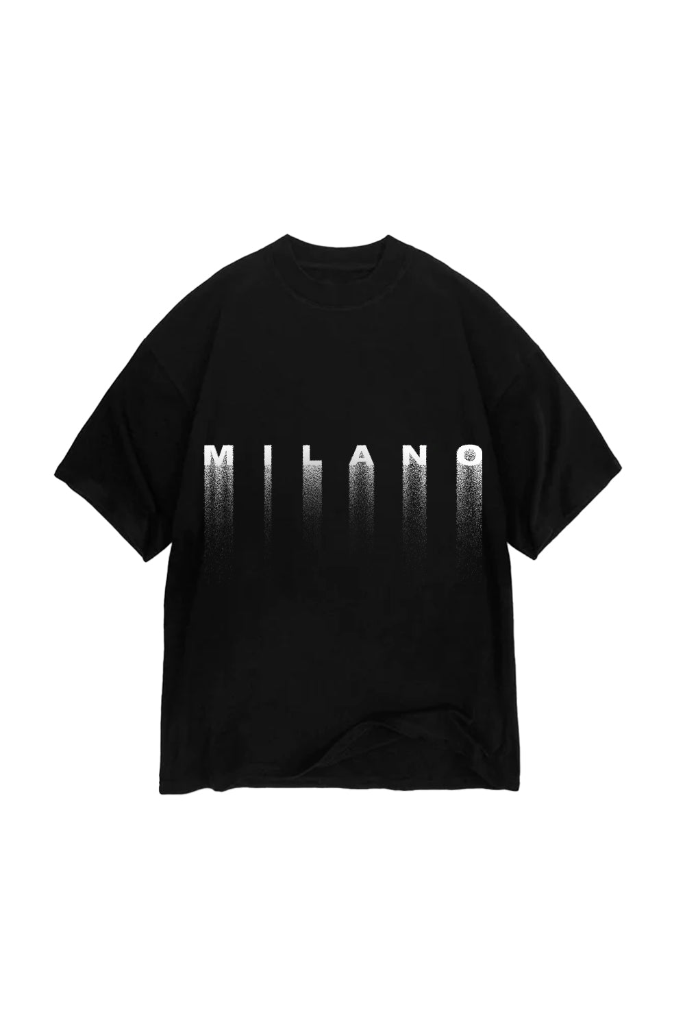 CREW Milano Tokyo Black Oversized T-Shirt