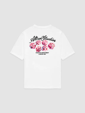 Altro Studios T-Shirt "Love Cubes" - Ice White