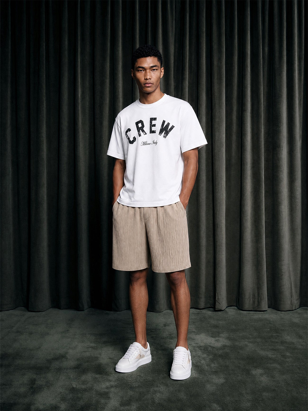 CREW Milano “Santos” Shorts - Beige