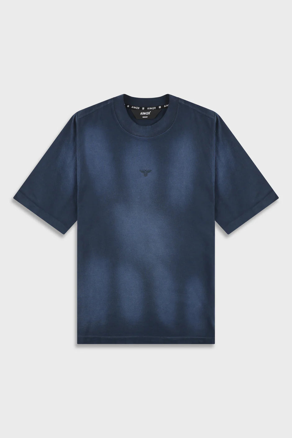 Ainker Cotton Wash 856 Navy T-Shirt