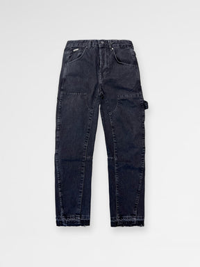 BLACK Wide-Leg Jeans Pants