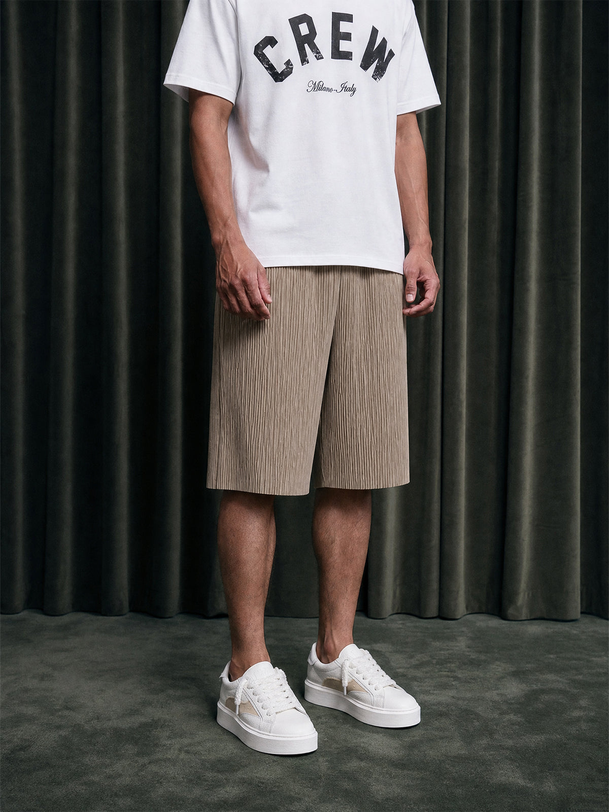 CREW Milano “Santos” Shorts - Beige