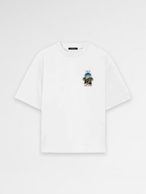 CREW Milano Oversized T-Shirt Logo Print