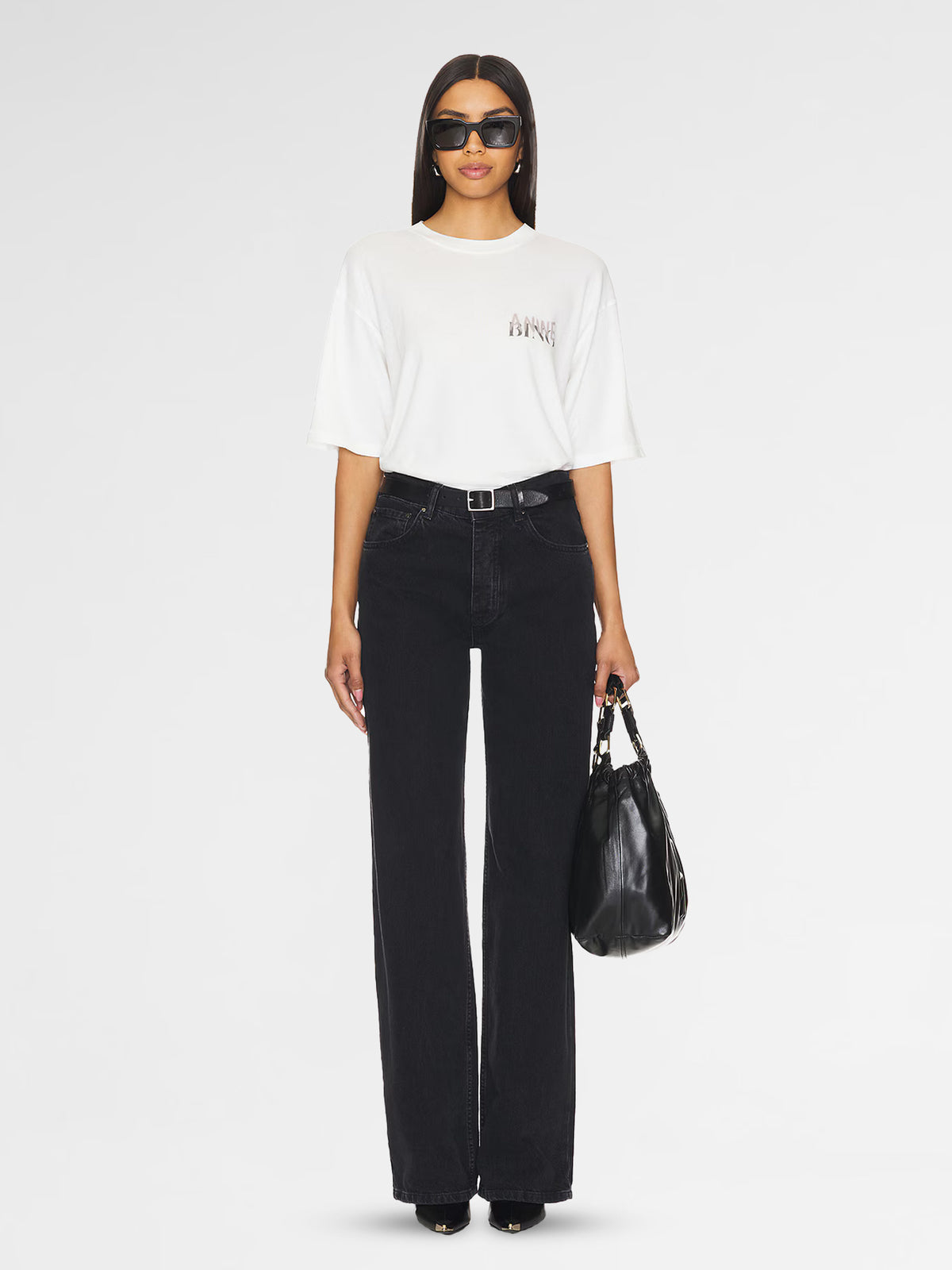 Anine Bing Logo Print T-Shirt