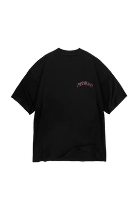CREW Milano Dubai Black Oversized T-Shirt