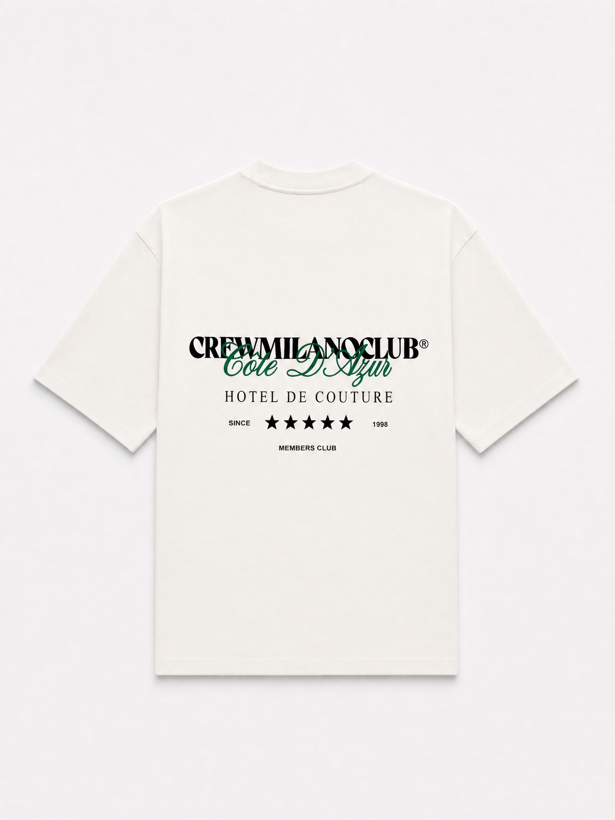 Crew Milano T-Shirt Logo Print - White