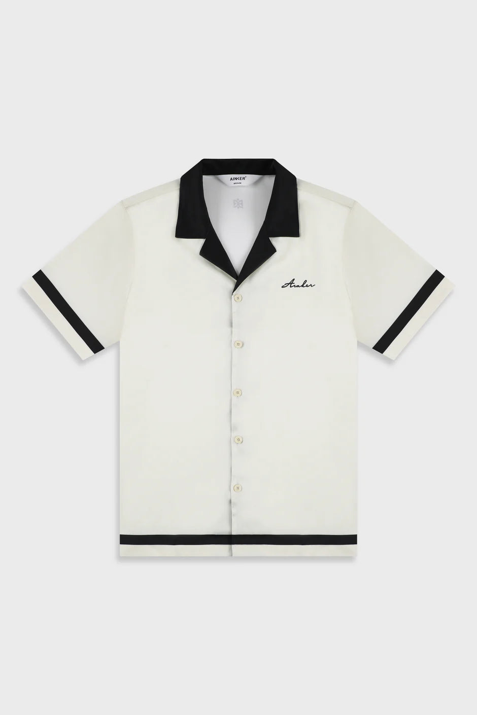 Ainker Satin 841 White Shirt