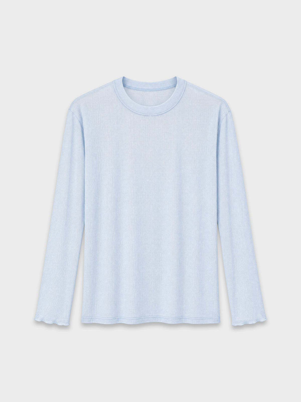 CREW Milano "Bali" Long T-Shirt - Light Blue