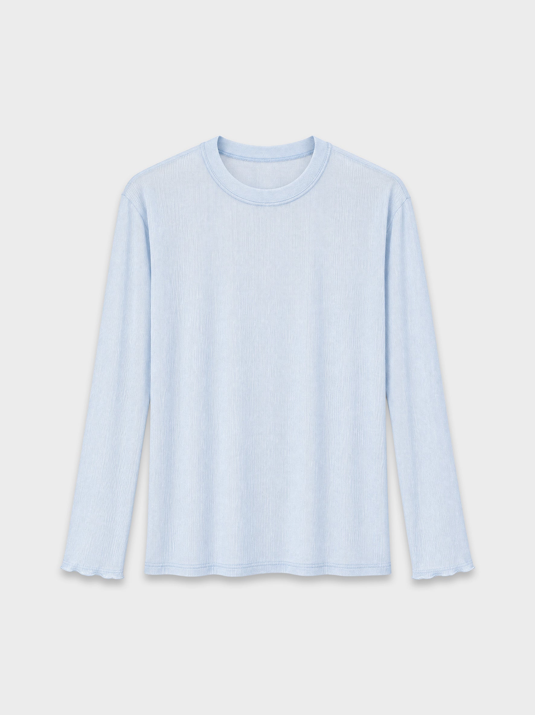 CREW Milano "Bali" Long T-Shirt - Light Blue