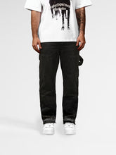 BLACK Wide-Leg Jeans Pants