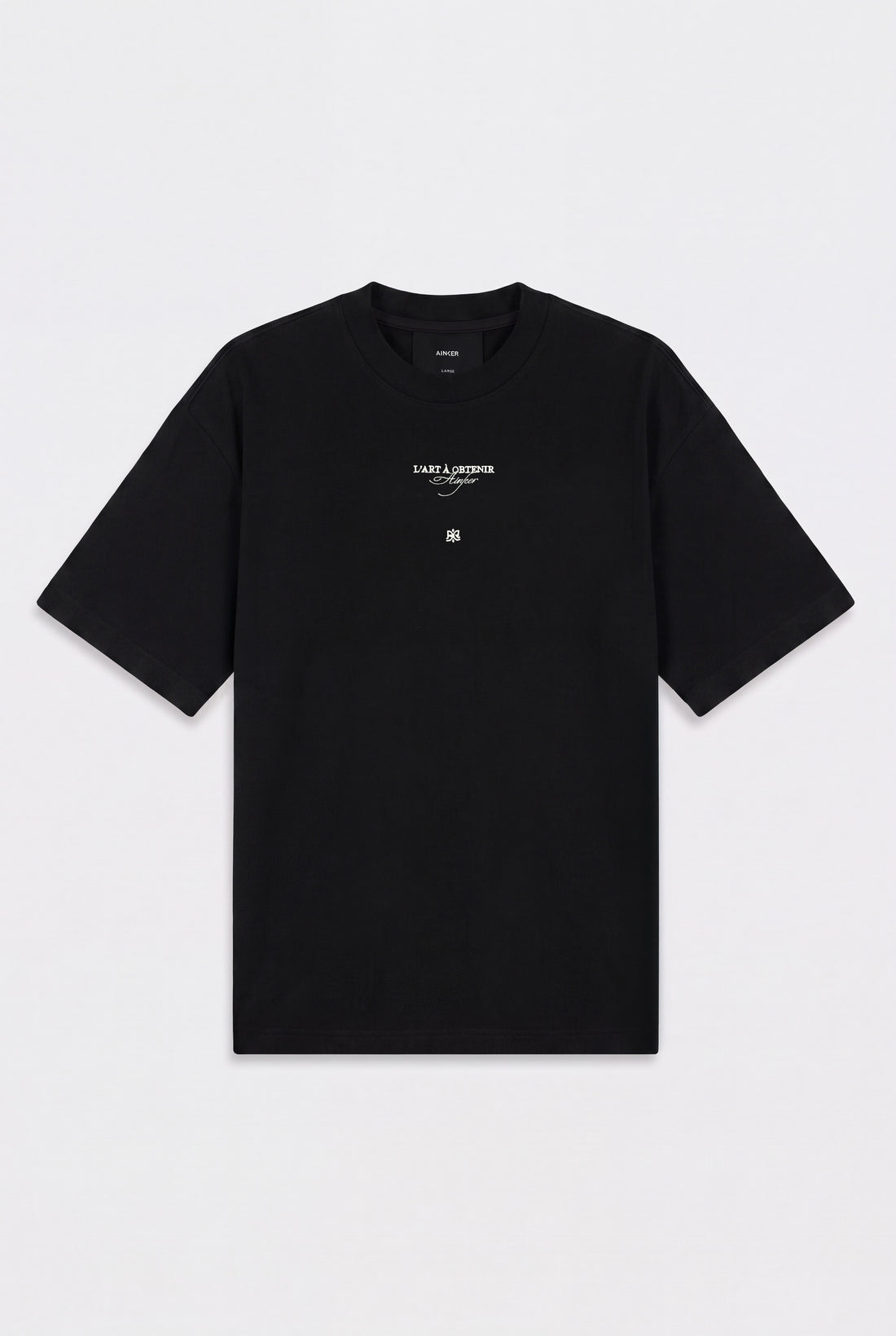 Ainker Mercerized 1019 Black T-Shirt