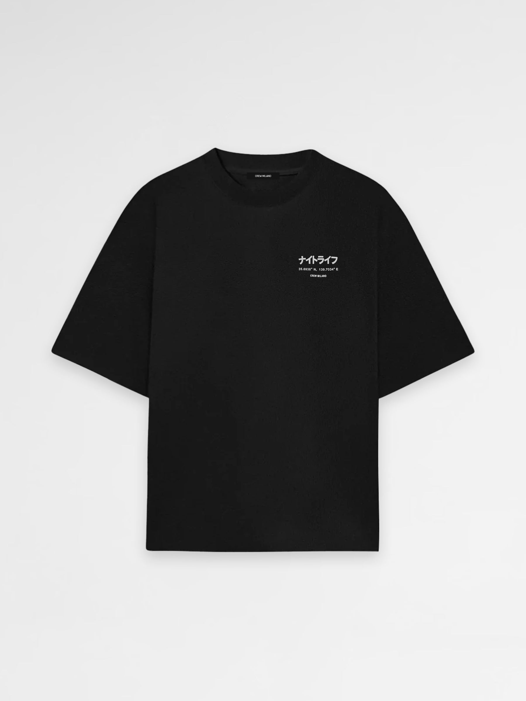 CREW Milano Oversized T-Shirt Logo Print