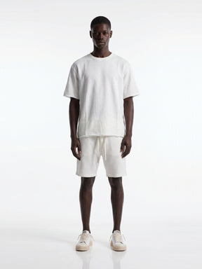 CREW Milano Waffle Shorts White