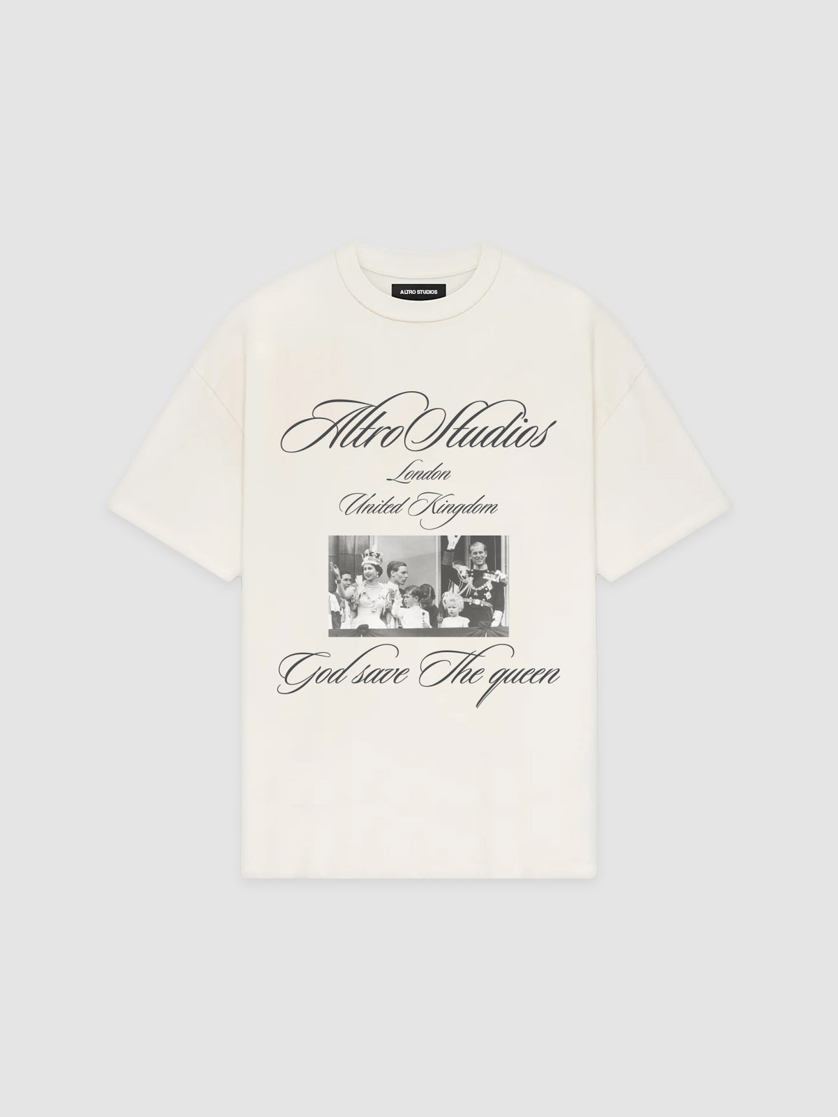 Altro Studios T-Shirt "King & Queen" - Cream