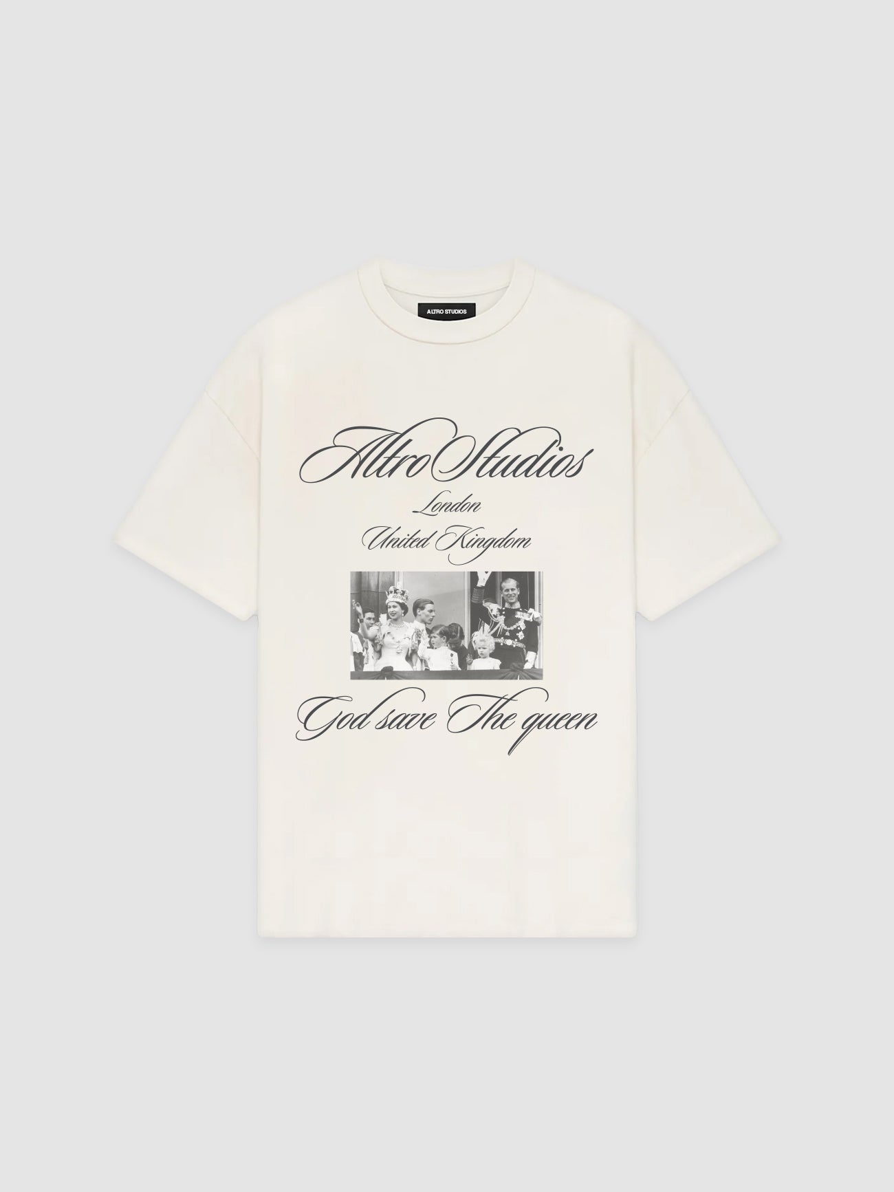 Altro Studios T-Shirt "King & Queen" - Cream