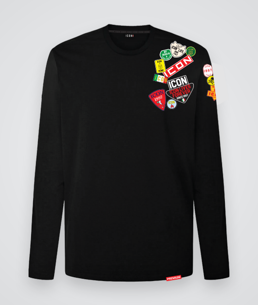 ICON Premium Long Sleeve T-Shirt Logo PM7001-FW