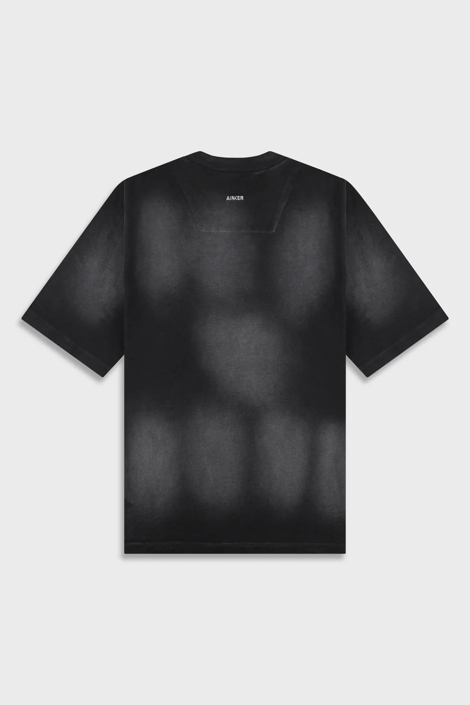 Ainker Cotton Wash 856 Black T-Shirt