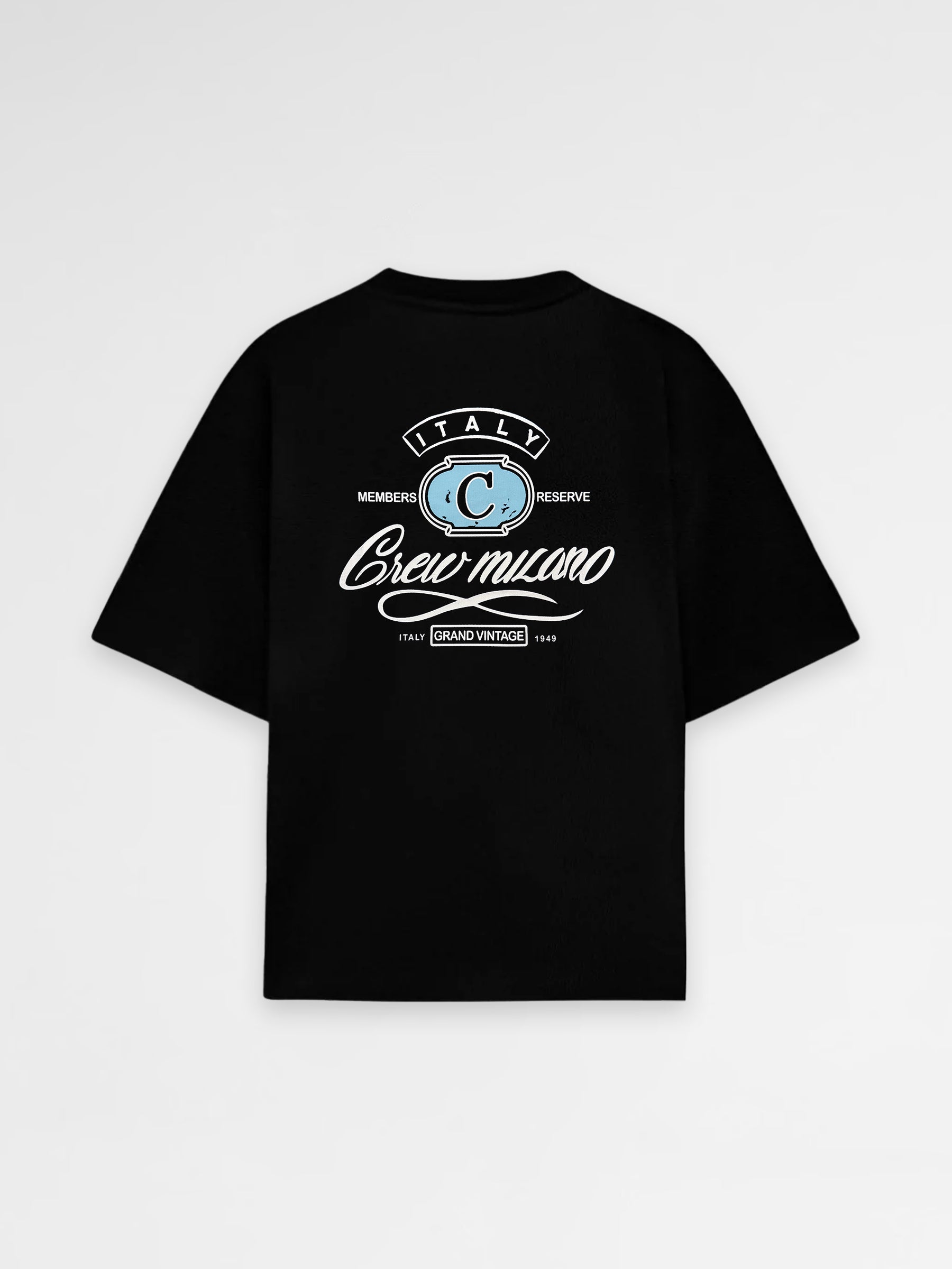 CREW Milano Oversized T-Shirt Logo Print