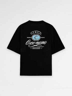 CREW Milano Oversized T-Shirt Logo Print